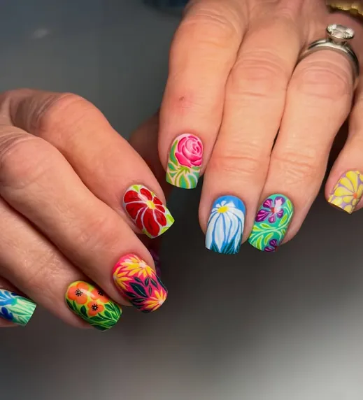 Bright Abstract Florals